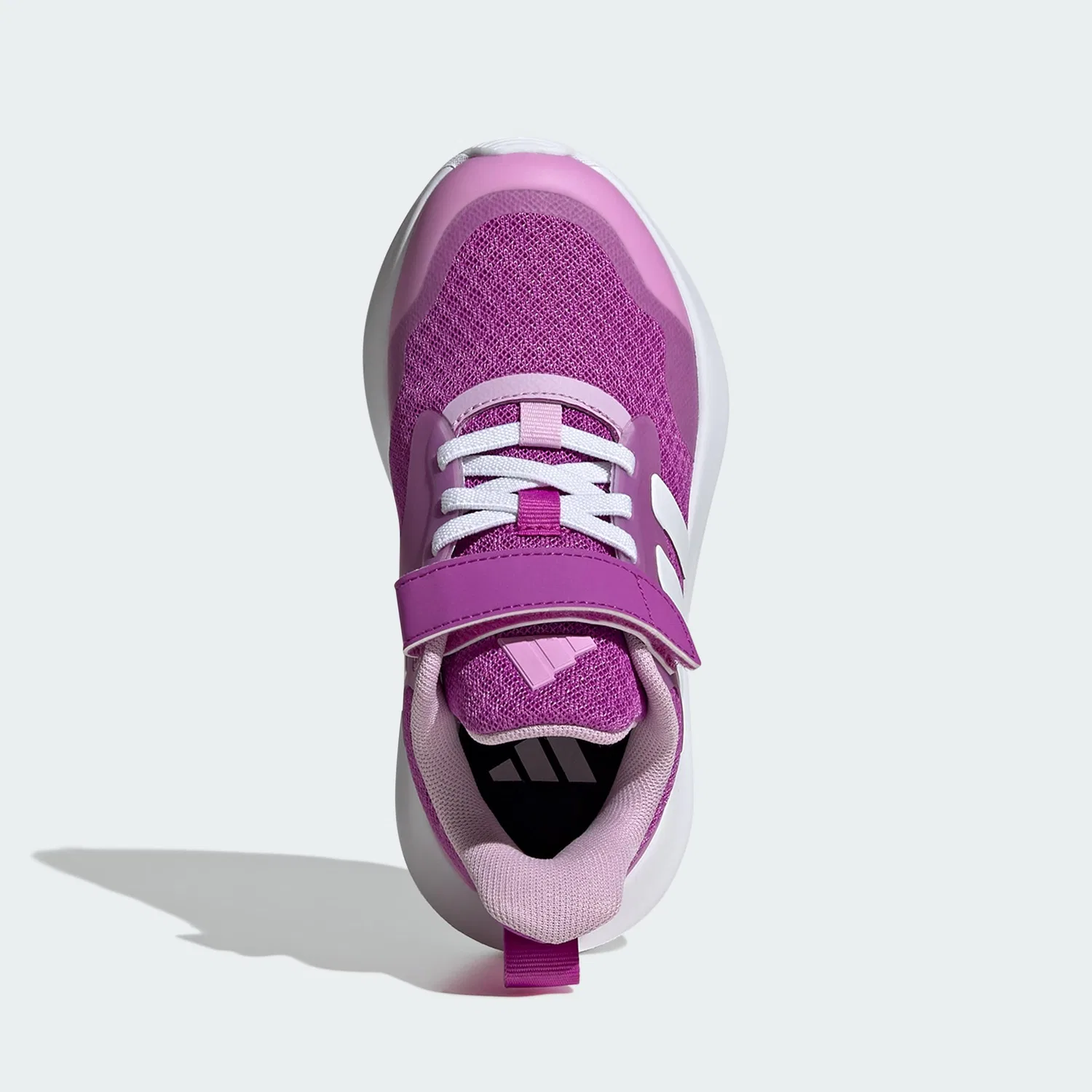 Детские кроссовки для мальчиков с шнурками Fortarun 3.0 Adidas, Purple Burst Cloud White Bliss Lilac — фото 3
