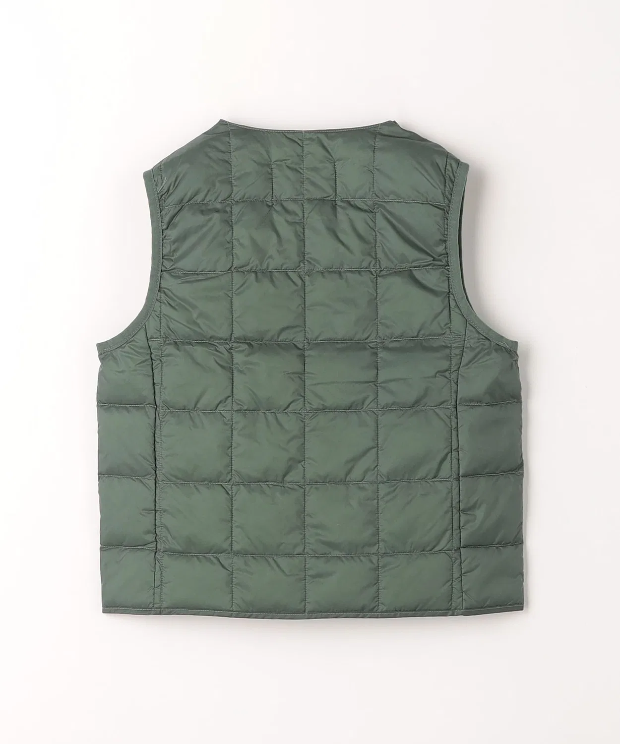Детский жилет стеганый с V-образным вырезом TAION Basic V Neck Button Inner Down Vest, Black — фото 4