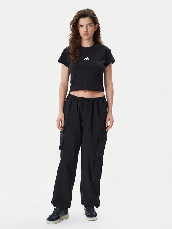 Футболка slim fit Future Icons Small Logo Baby Adidas, черный — фото 2