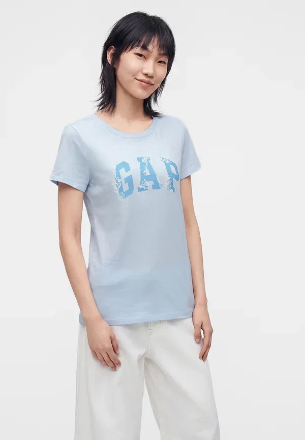 Футболка Gap, синий — фото 4