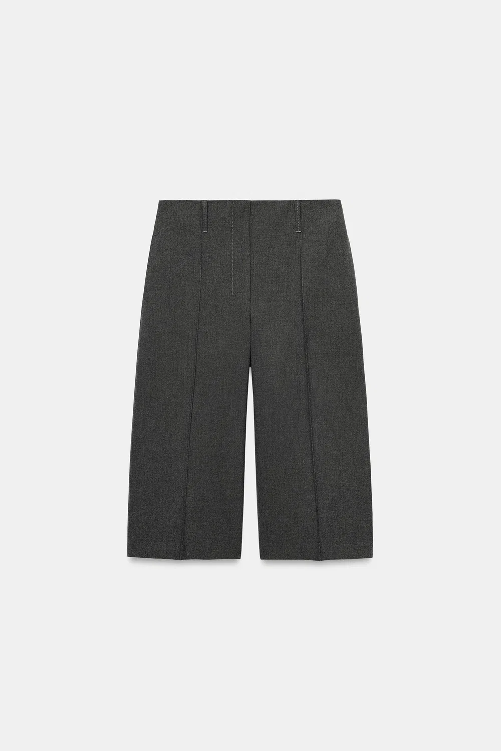 Шорты-бермуды из коллекции ZW ZARA, Grey marl — фото 3