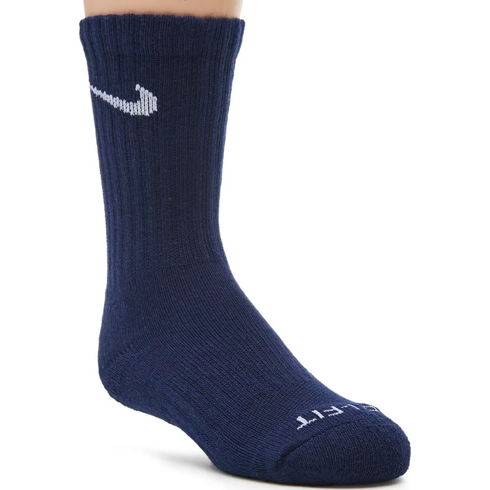 Набор из 6 детских носков размера XS с мягкой подкладкой Nike, Multi — фото 2