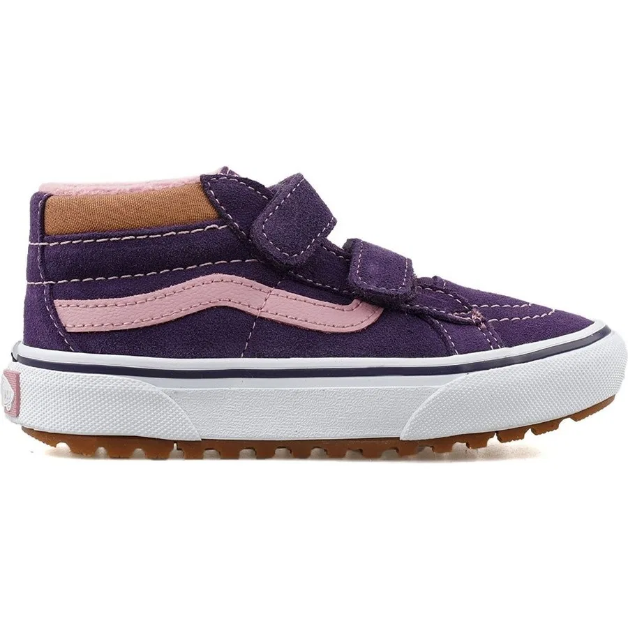 Детские кроссовки с высоким берцем Mte Sk8-Mid Reissue V Vans, Фиолетовый