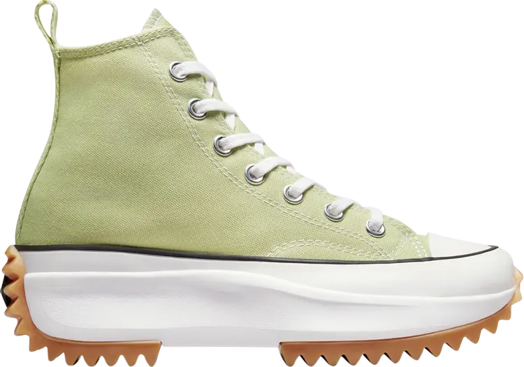 

Кроссовки Converse Run Star Hike Platform High Seasonal Color - Olive Aura, зеленый