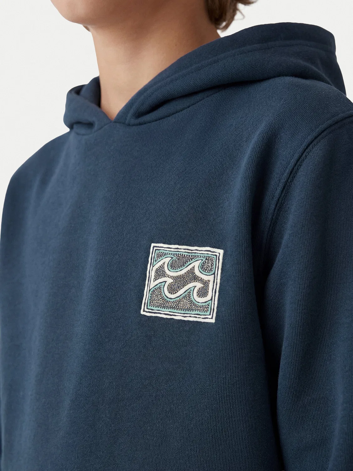 Толстовка стандартного кроя для мальчика Foundation Billabong, темно-синий — фото 3