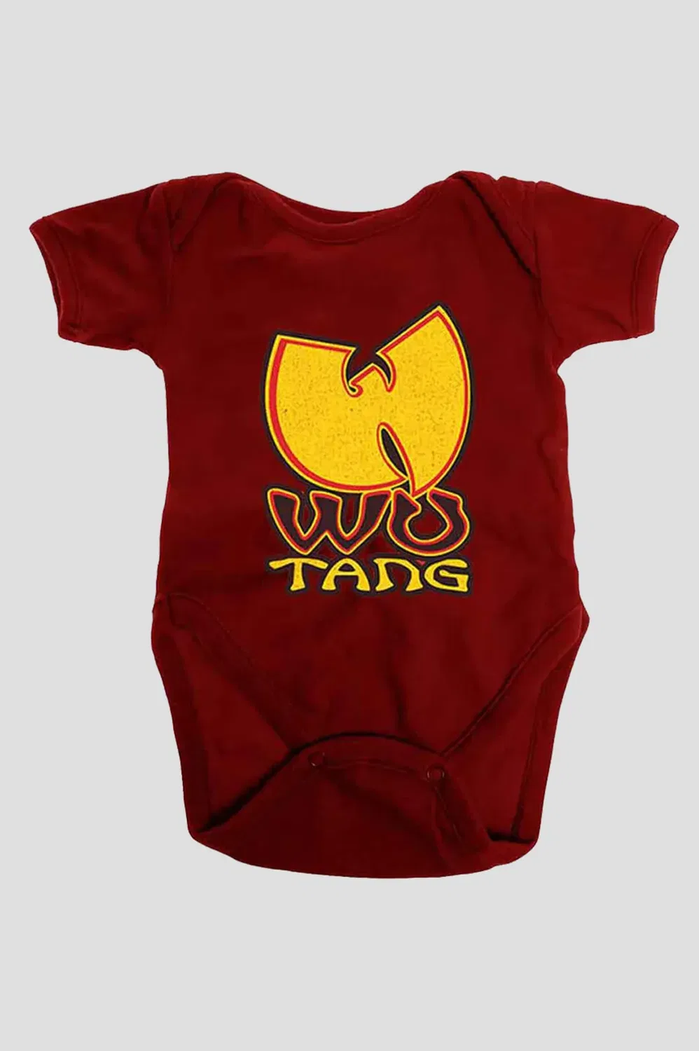 Детский боди с принтом Band Logo Wu Tang Clan, Red