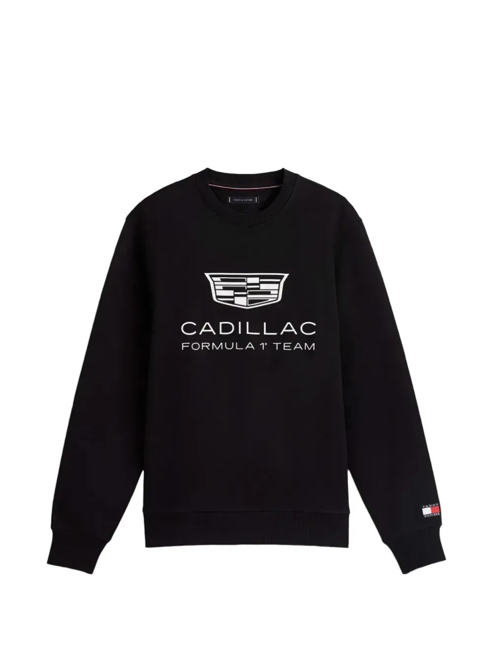 Свитшот с логотипом из коллаборации с Cadillac Formula 1 Team Tommy Hilfiger, черный