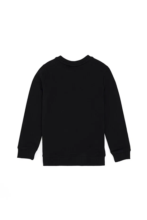 Детское для мальчиков хлопковое свитшот U.S. Polo Assn., Black — фото 2