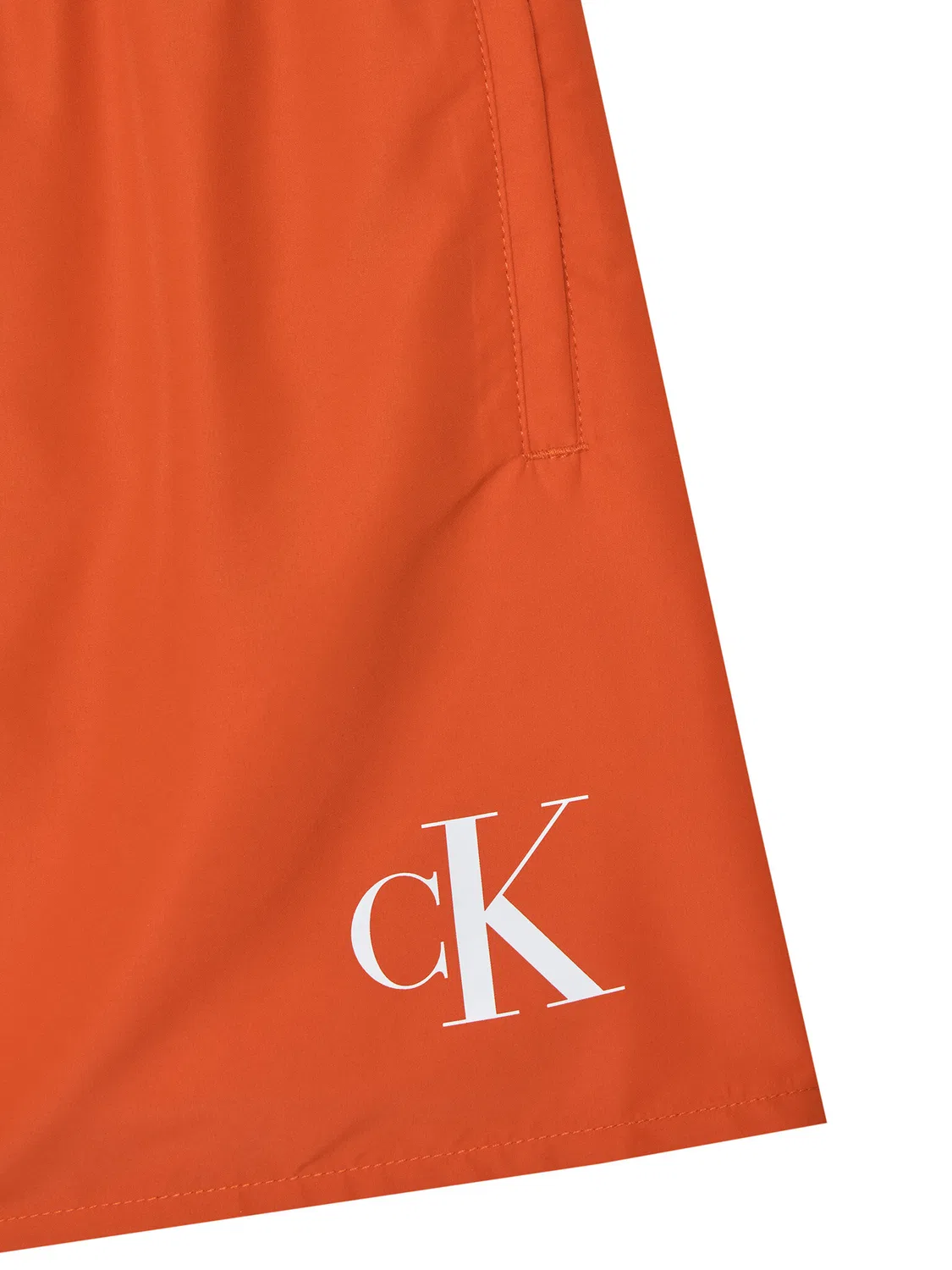 Плавки-шорты стандартного кроя для мальчика Calvin Klein Swimwear, оранжевый — фото 3