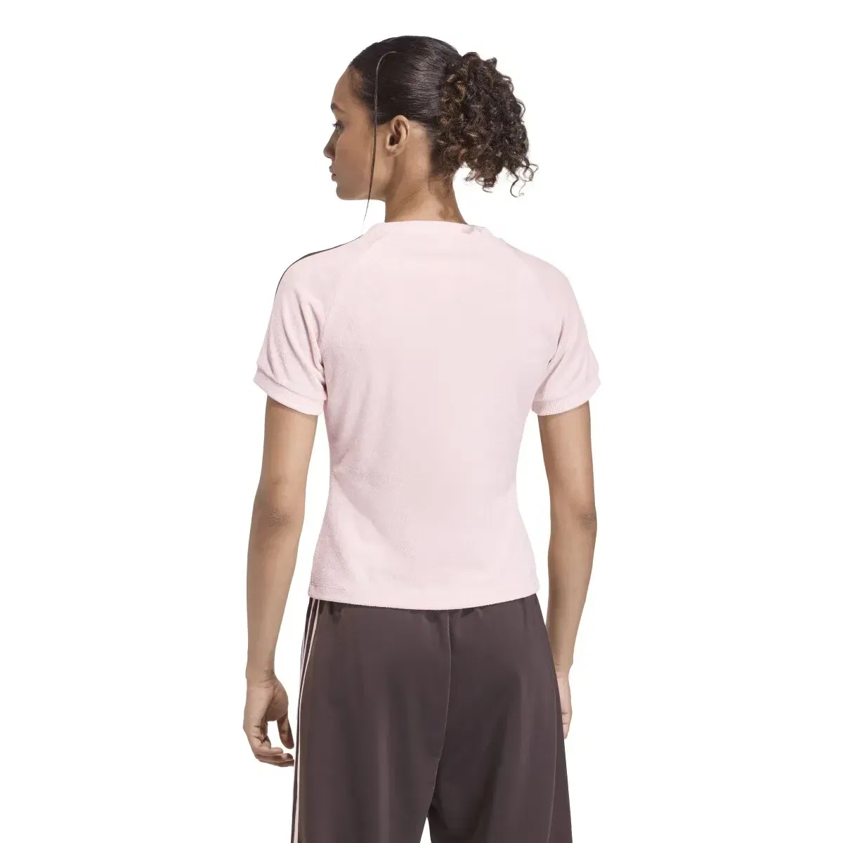 Женская футболка хлопковая adidas Originals, Rosa — фото 3
