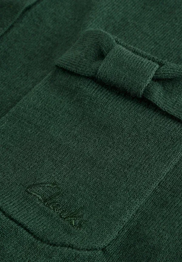 Кардиган стандартного кроя - школьный комплект из 2 штук Clarks, зеленый — фото 4