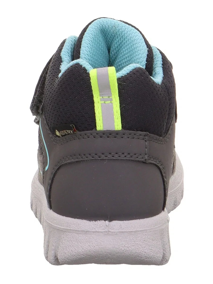 Кроссовки SUPERFIT First-Step 'SPORT7 MINI' темно-серого цвета — фото 2