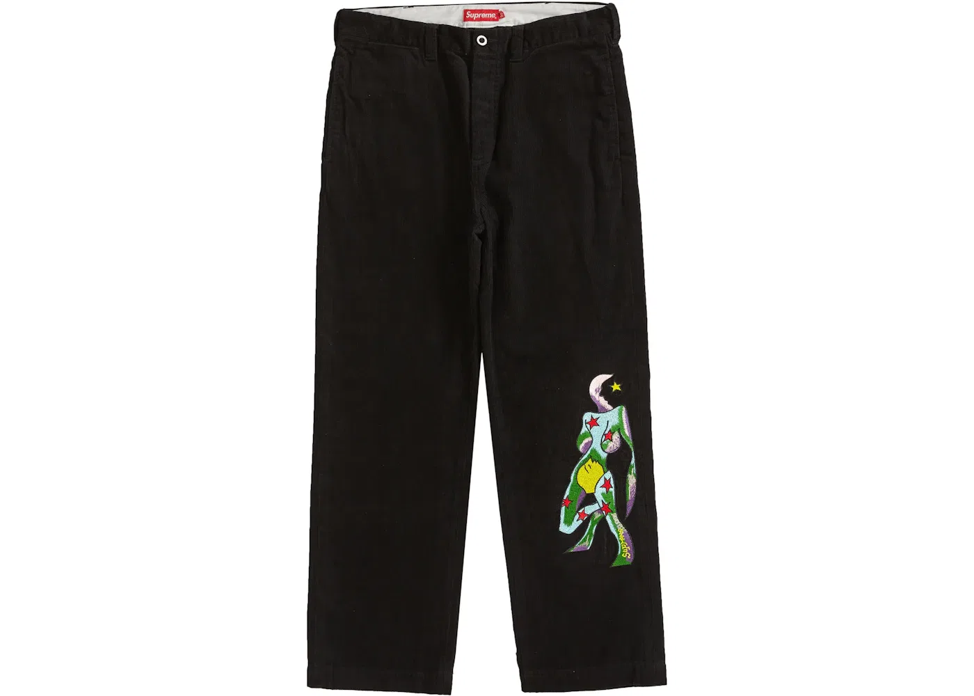 Мужские брюки-чинос из вельвета Supreme Gonz Corduroy Chino Pant, Black