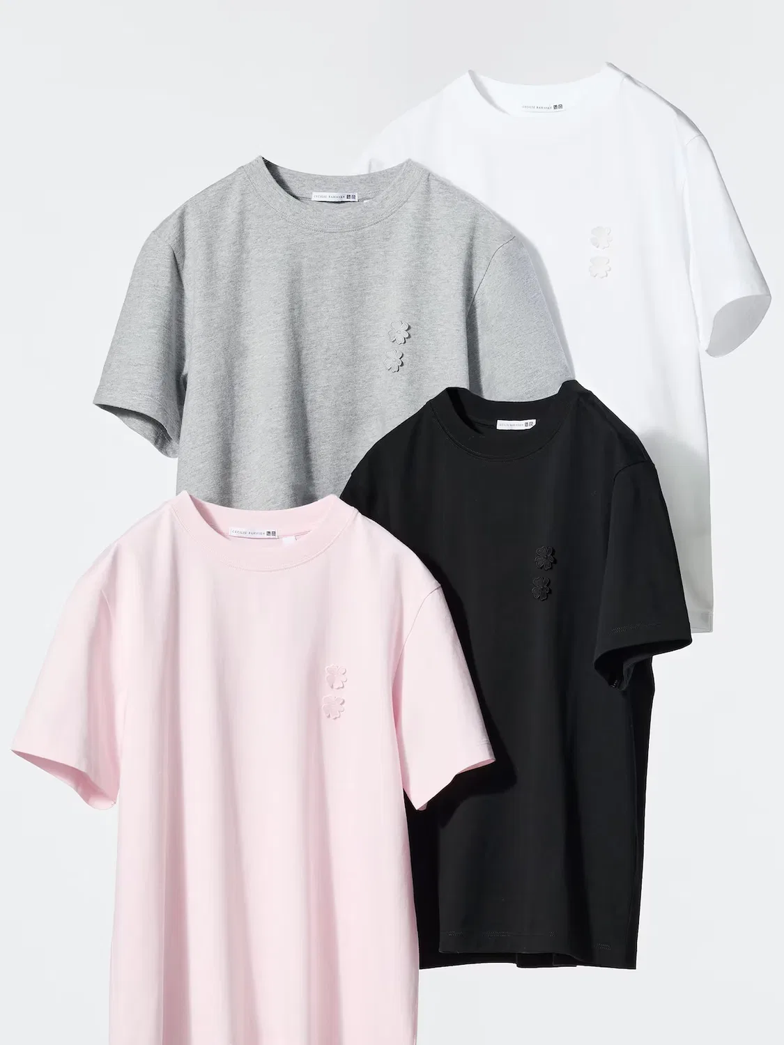 Футболка Uniqlo, с графическим принтом, белый — фото 4