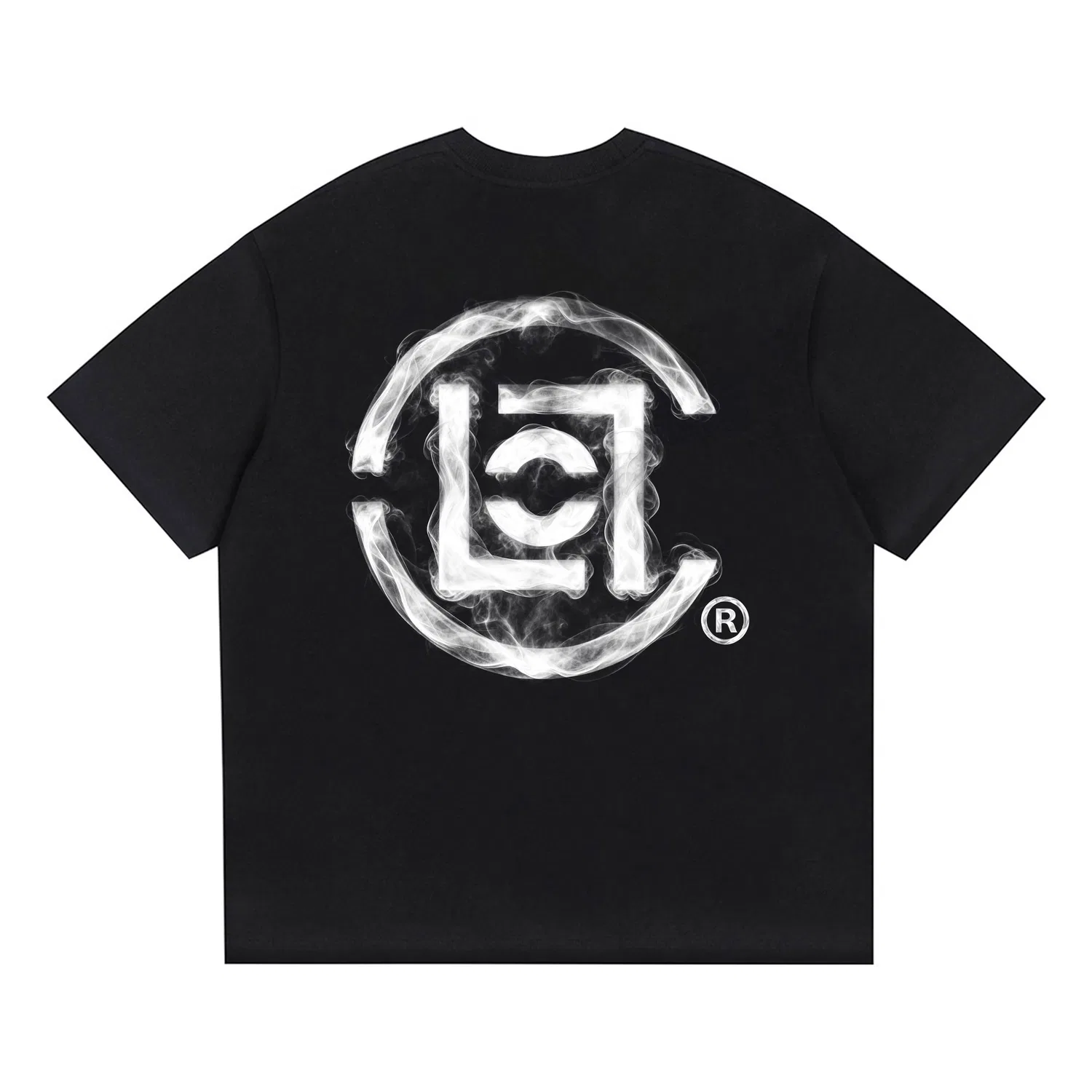 Детская футболка хлопковая с круглым вырезом CLOT, White Heather Gray — фото 3