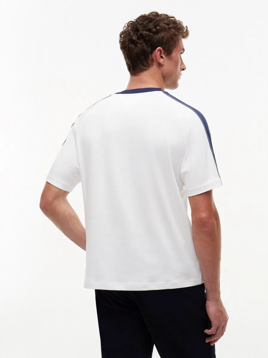 Рубашка TOMMY HILFIGER 'Relaxed' белого цвета — фото 4