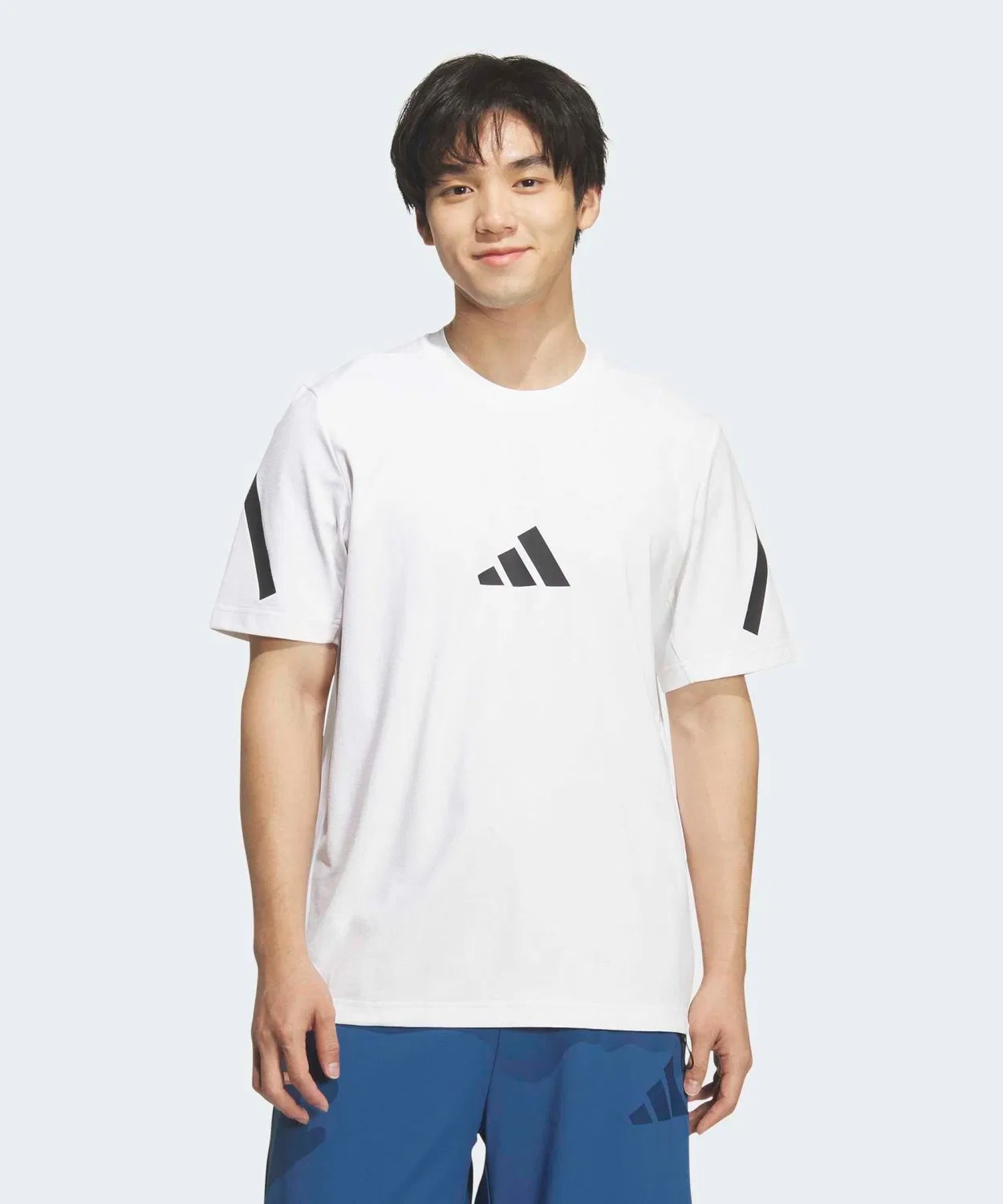 Мужская футболка с коротким рукавом Climacool Z.N.E Regular Fit CARAT Adidas, White