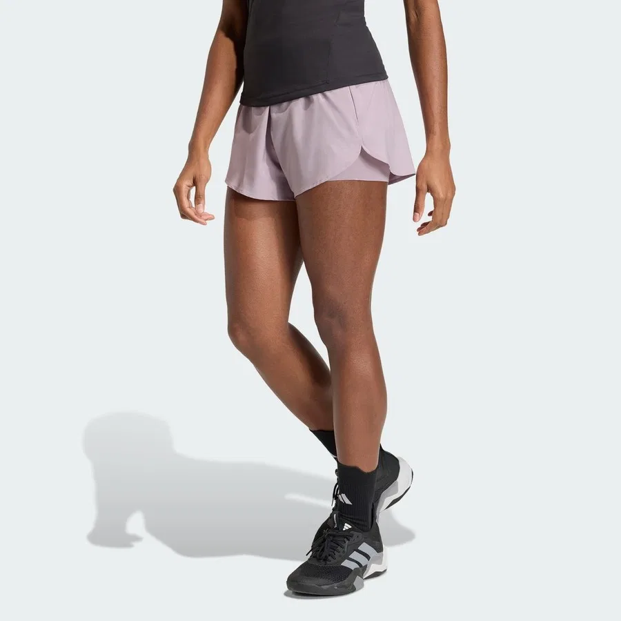 Шорты-комплект с леггинсами D4T Workout Go To 2in1 adidas, Фиолетовый