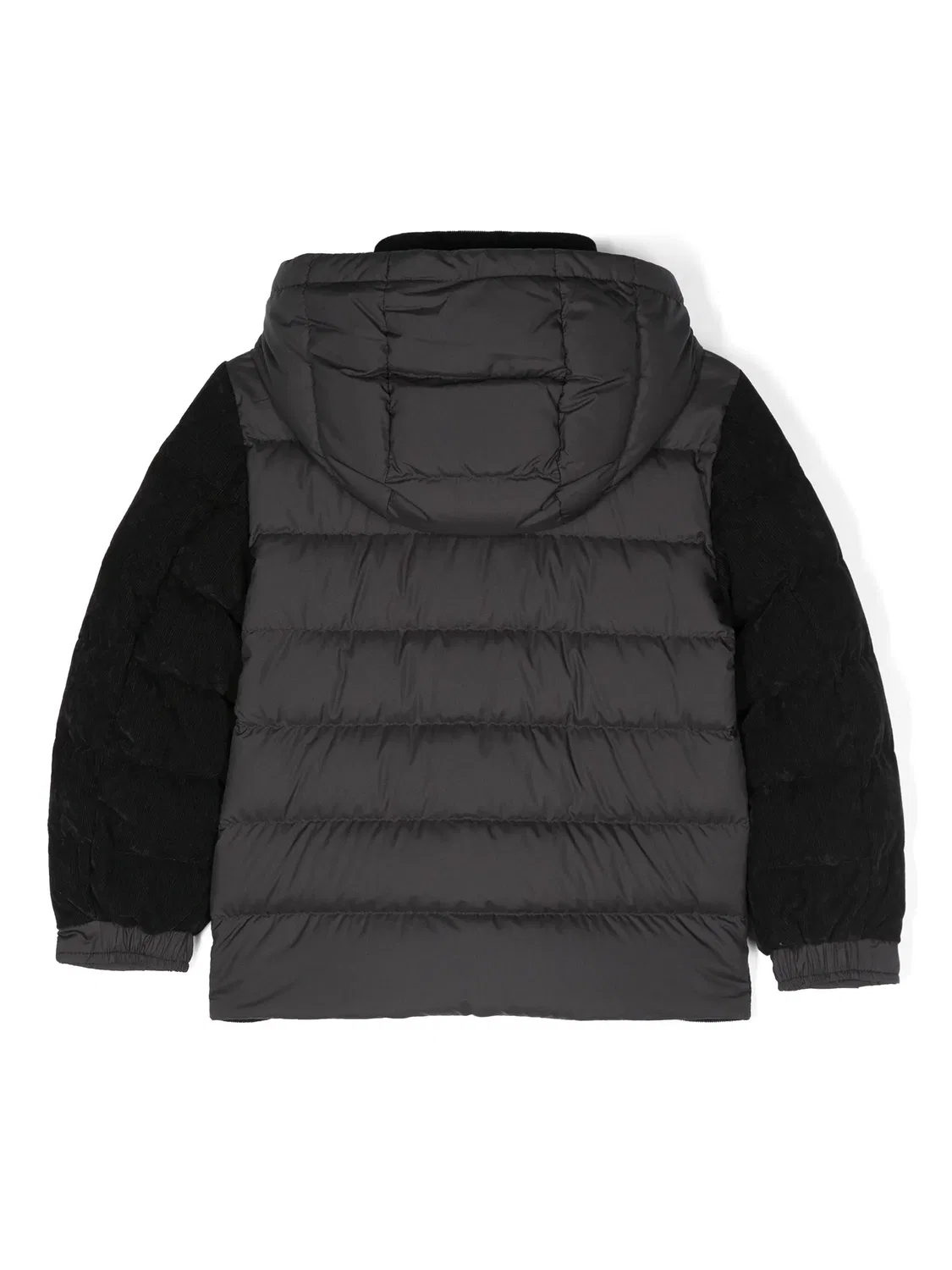 MONCLER GENIUS Пуховик Cainan вельветовый, черный — фото 2