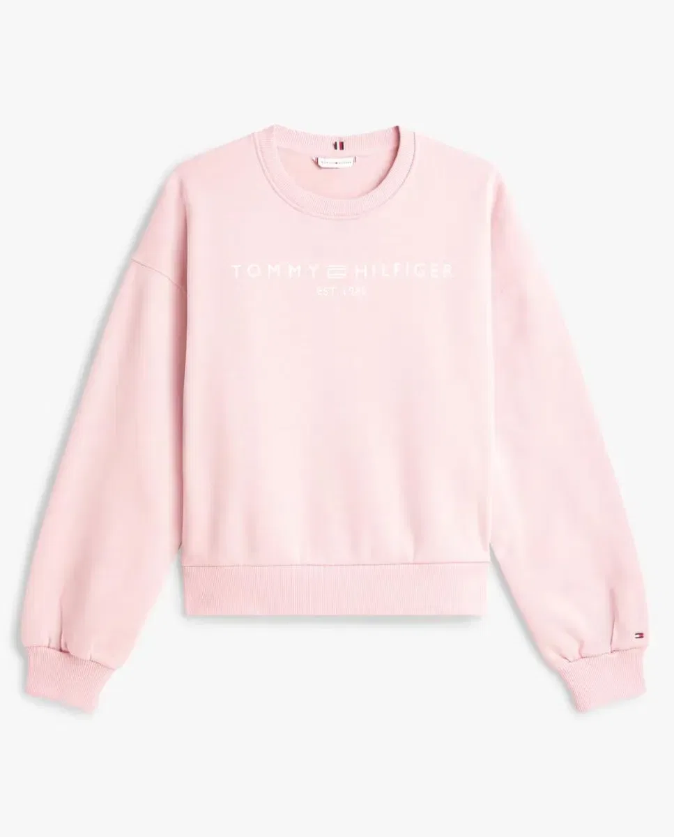 Женская толстовка с круглым вырезом Tommy Hilfiger, Rosa — фото 4