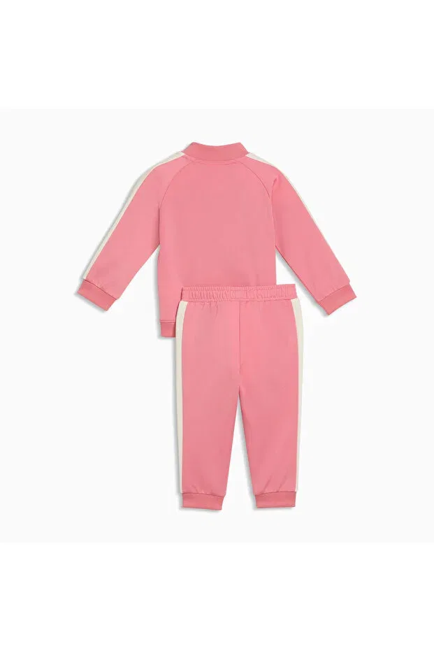Детский спортивный комплект с длинным рукавом T7 always on baby pink tracksuit set Puma, Pink — фото 2