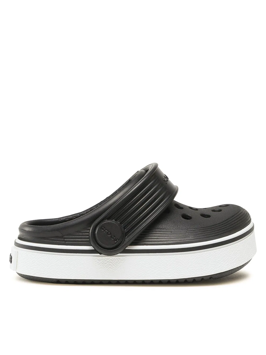 Шлепанцы для мальчика Crocband Clean Clog Crocs, черный