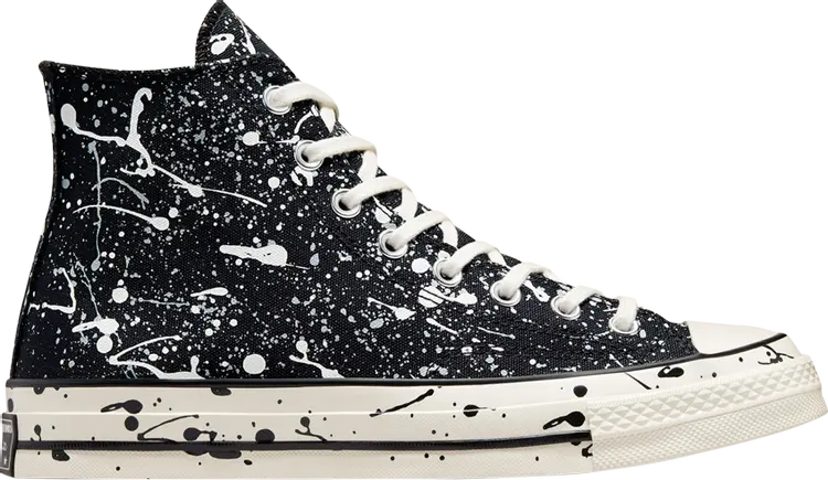 

Кроссовки Converse Chuck 70 High Archive Paint Splatter - Black, черный