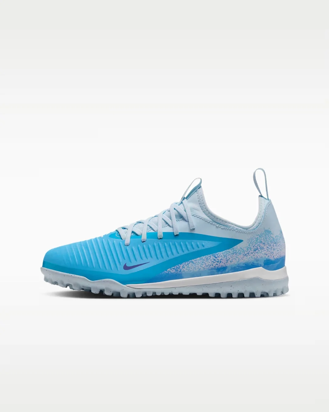 Бутсы подростковые для игры на искусственном газоне Nike Jr. Phantom 6 Low 'Erling Haaland', синий