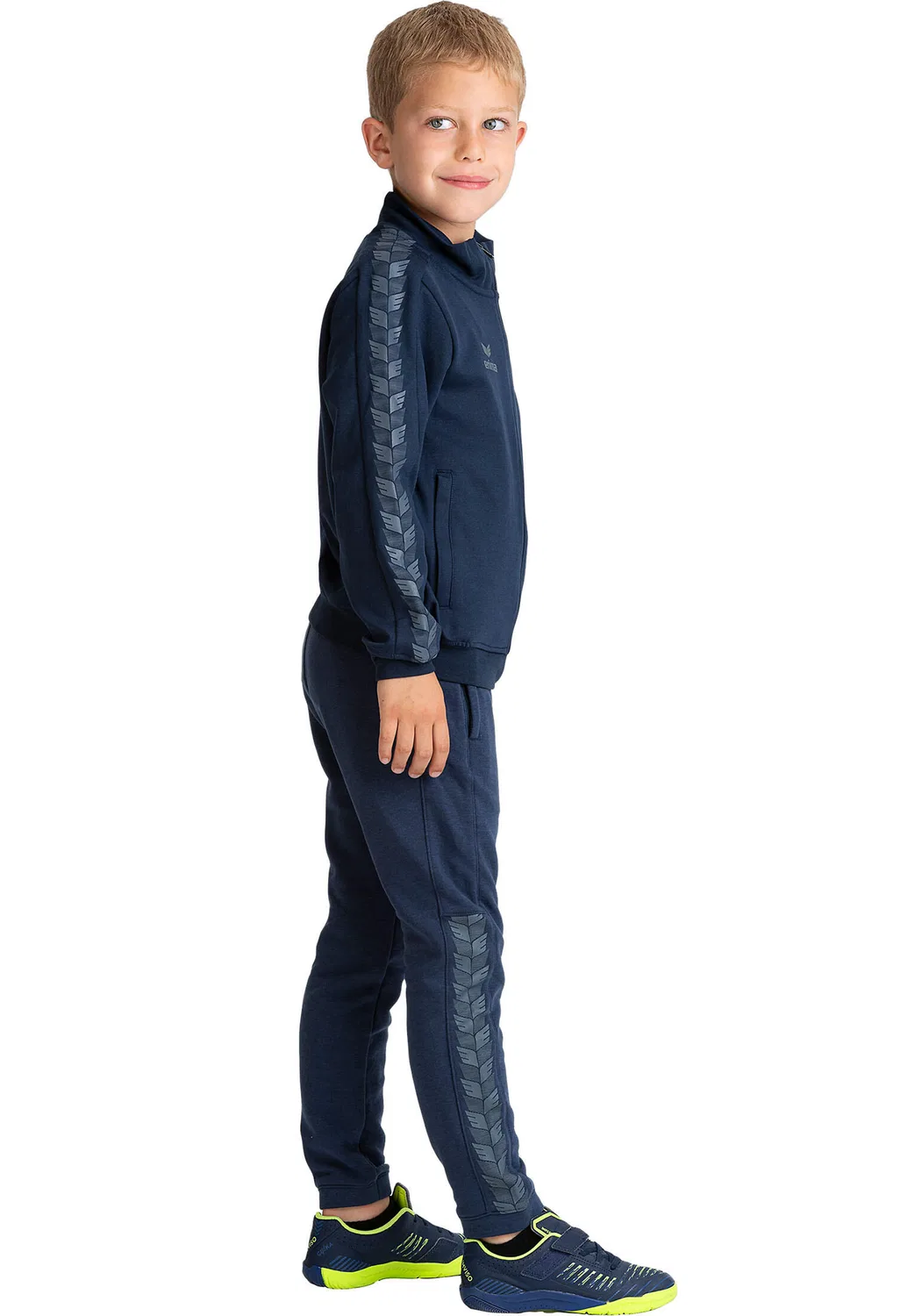 Детские спортивные штаны Essential Team Erima, Blau Navyblau Schiefergrau — фото 3