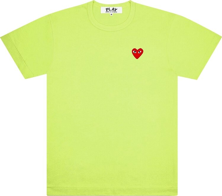 

Футболка Comme des Garçons PLAY Pastelle Emblem T-Shirt Green, зеленый