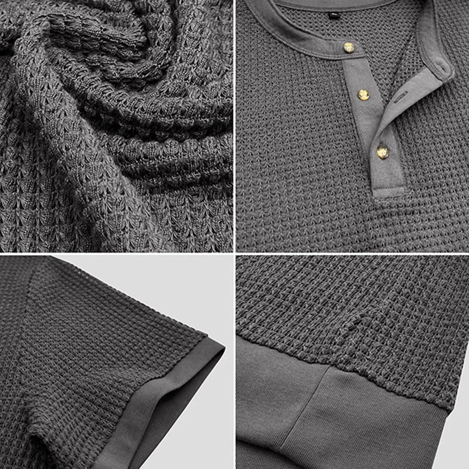 Мужская футболка с текстурой Athletic Tops, Gray — фото 2