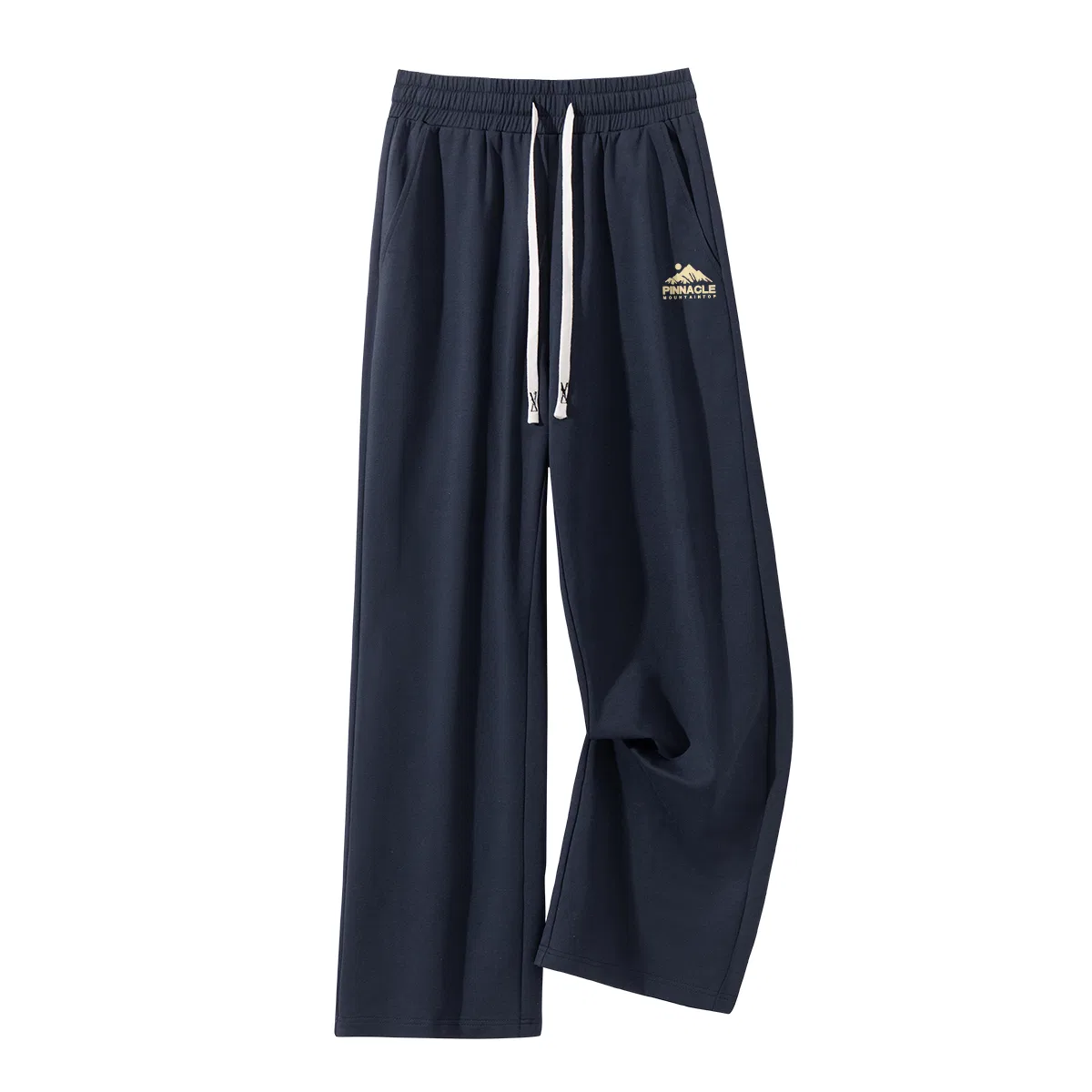 Детские брюки повседневные прямого кроя MINISO, Black Majestic Pants Logo — фото 4