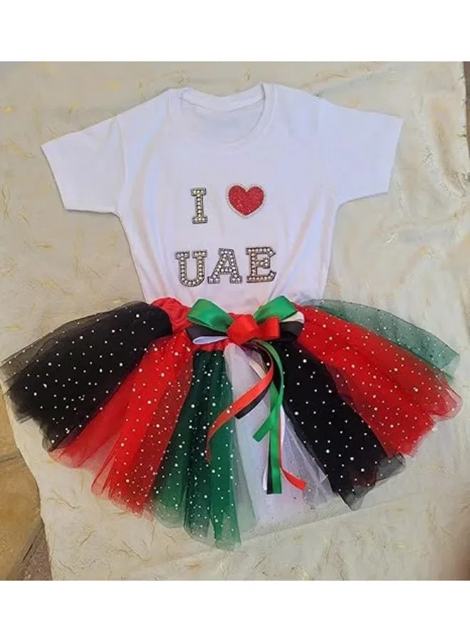 Комплект платьев с принтом I UAE Daddy'S Angel, разноцветный — фото 3