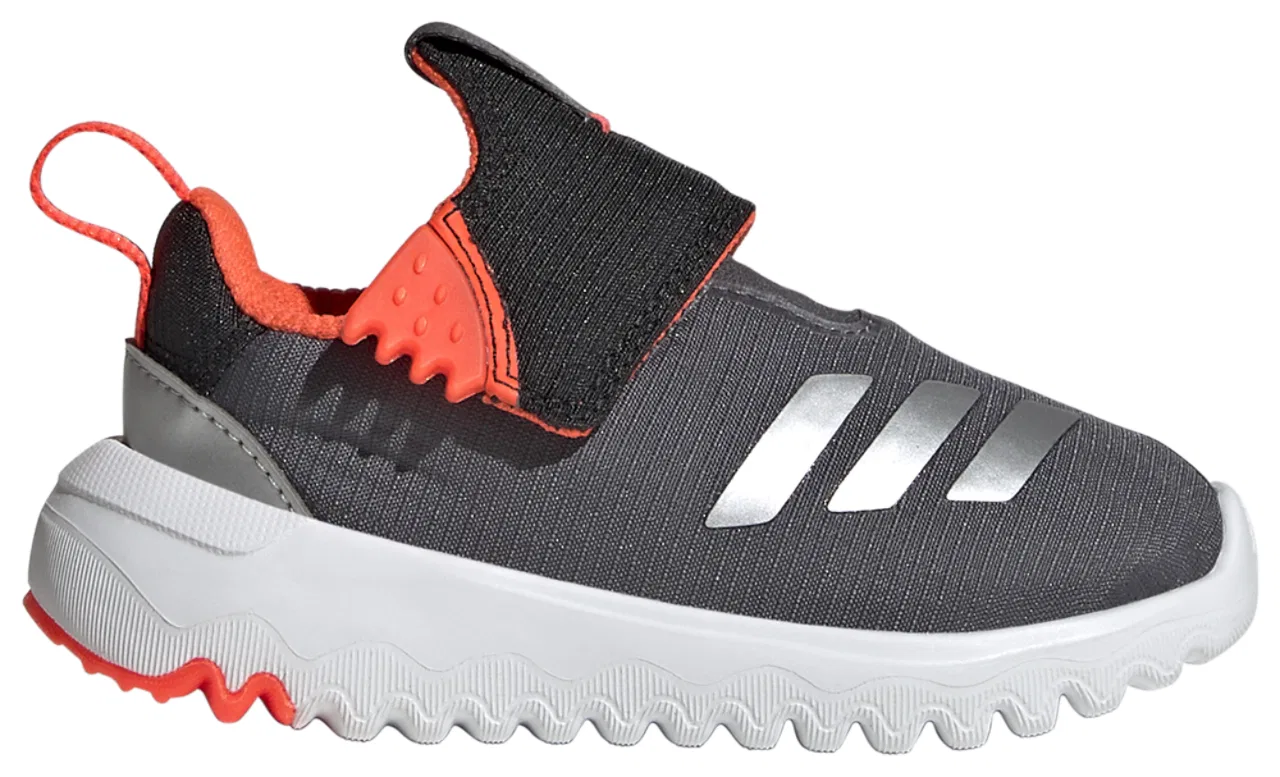 Кроссовки для мальчиков Suru365 Slip-on Adidas, цвет Silver Metallic/Grey/Core Black