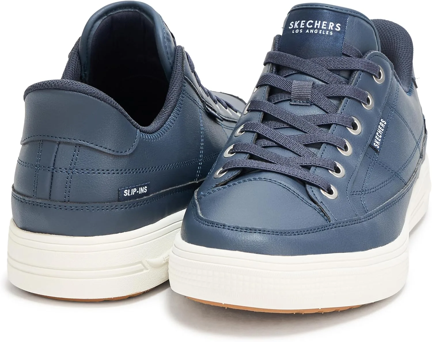 Мужские слипоны Skechers Arch Fit Arcade - Catch Ya There Hands Free, темно-синий — фото 3