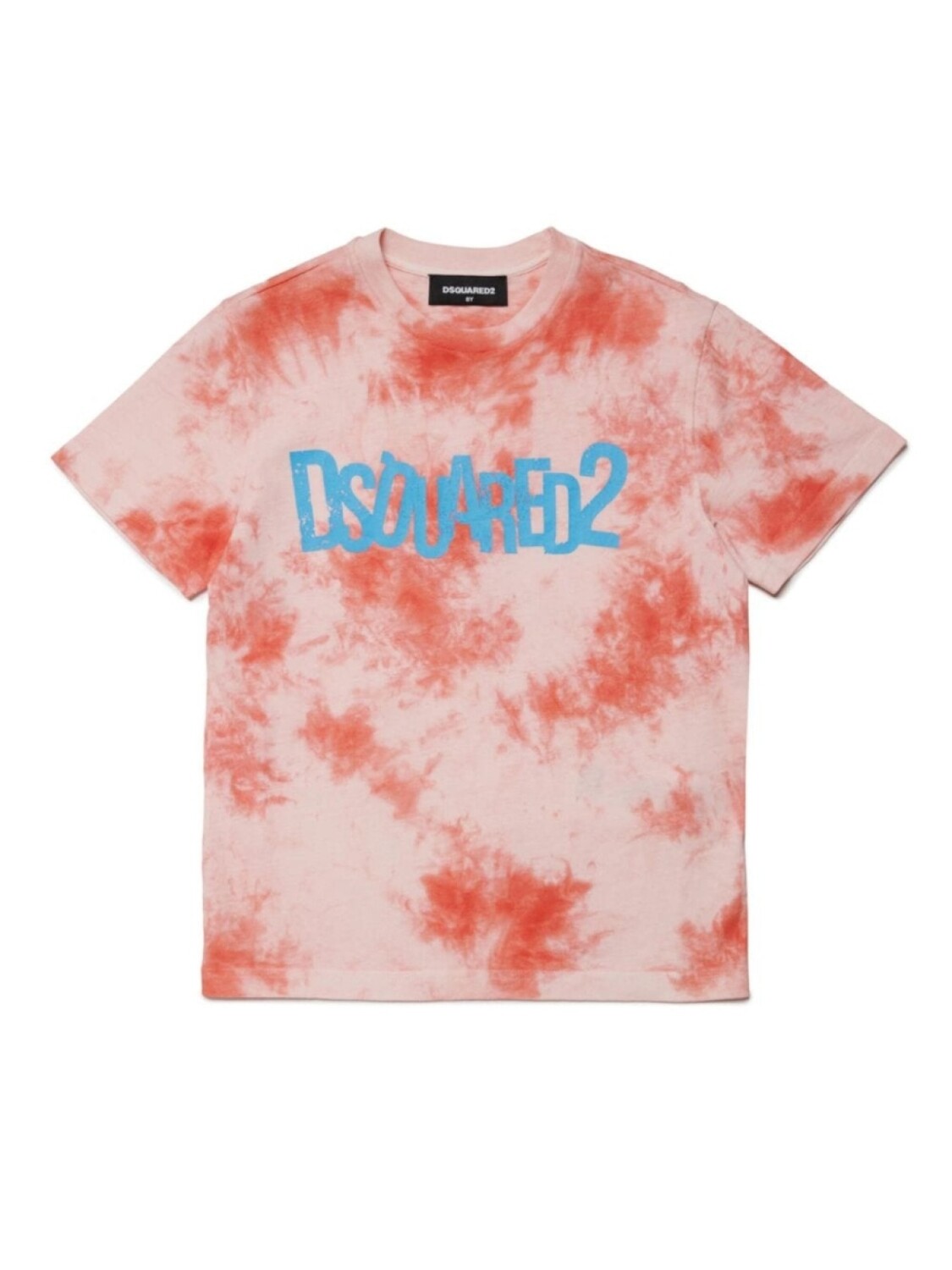 

Dsquared2 Kids футболка с принтом тай-дай, красный