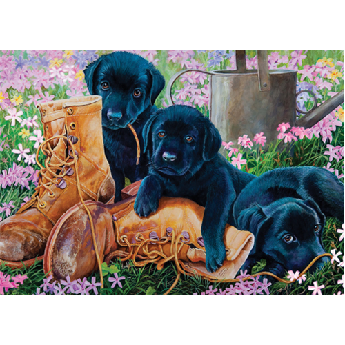 

Пазлы Black Lab Puppies 35 Piece Tray