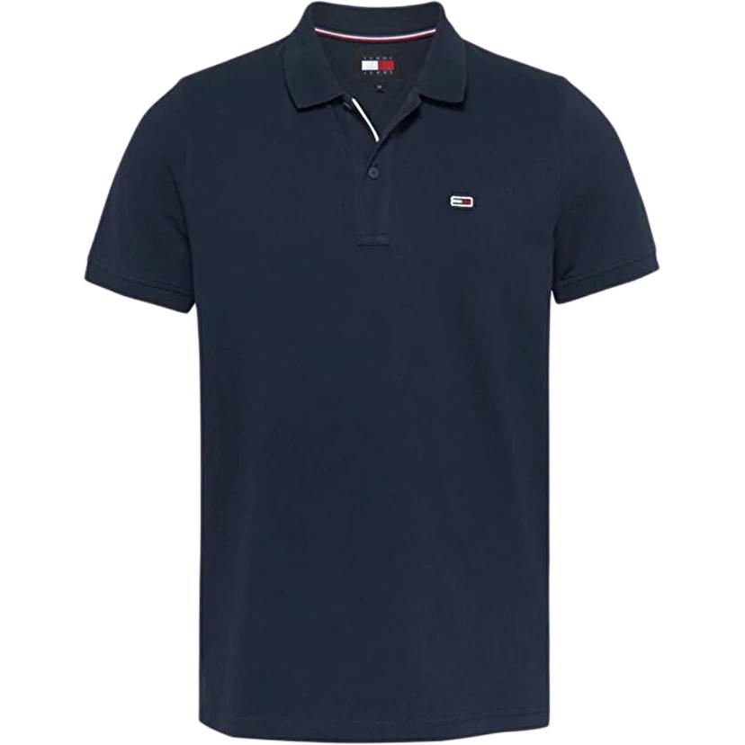 

Tommy Hilfiger Мужская поло морского синего цвета, Синий, Tommy Hilfiger Мужская поло морского синего цвета