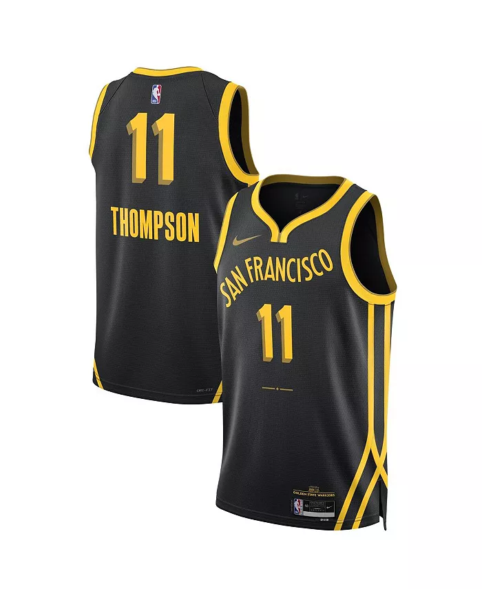 

Мужская баскетбольная майка Klay Thompson Golden State Warriors Swingman Nike, черный