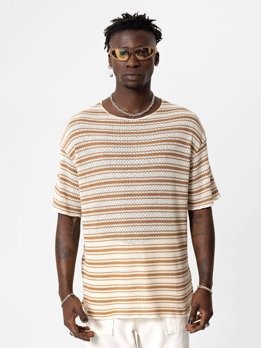 

Классическая футболка VAMOS CLO Shirt Colorado Springs, цвет camel/white