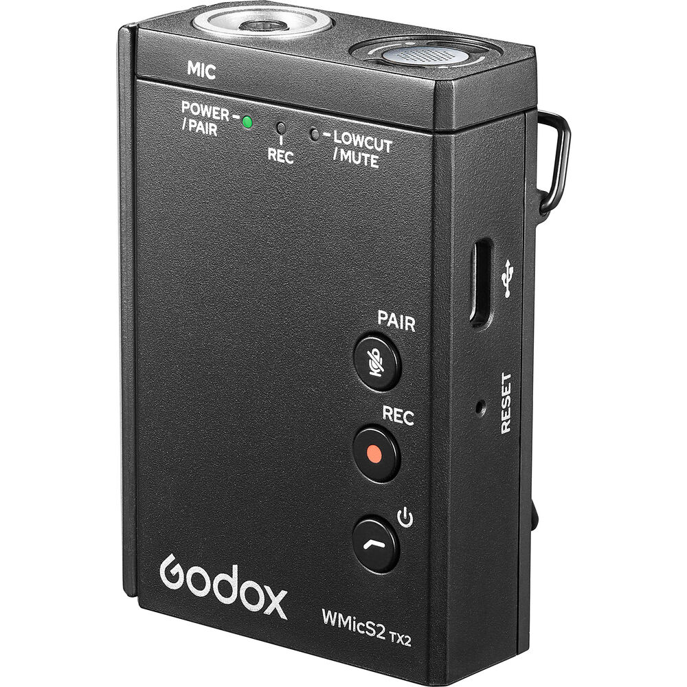 

Беспроводной передатчик Godox WMicS2 Wireless Bodypack Transmitter WMICS2 TX2