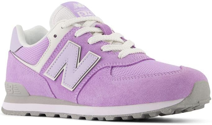 Кроссовки New Balance Kids' 574 V1 на шнуровке, сиреневый — фото 4