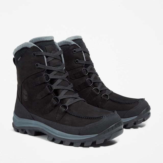 Timberland мужские треккинговые ботинки Chillberg Waterproof, Black Nubuck-2024 New — фото 4