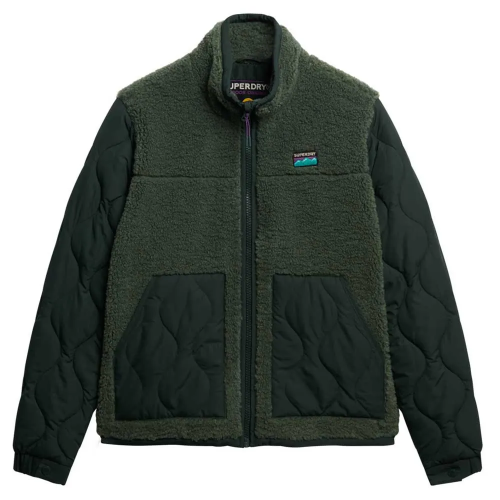 

Куртка Superdry W5011934A Fleece, зеленый