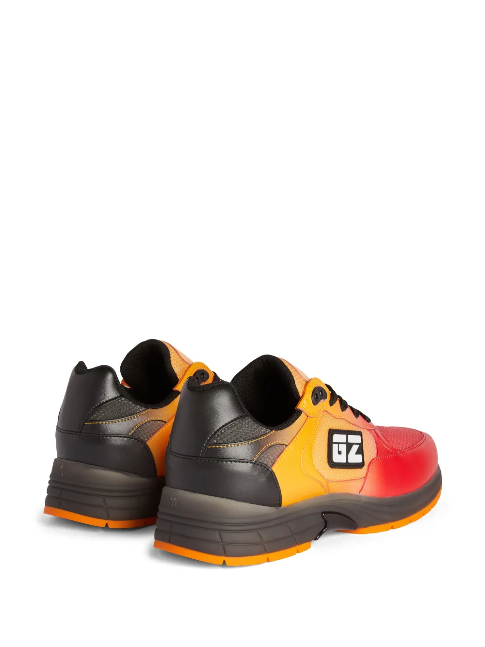 Кроссовки New GZ Runner со вставками Giuseppe Zanotti, оранжевый — фото 3
