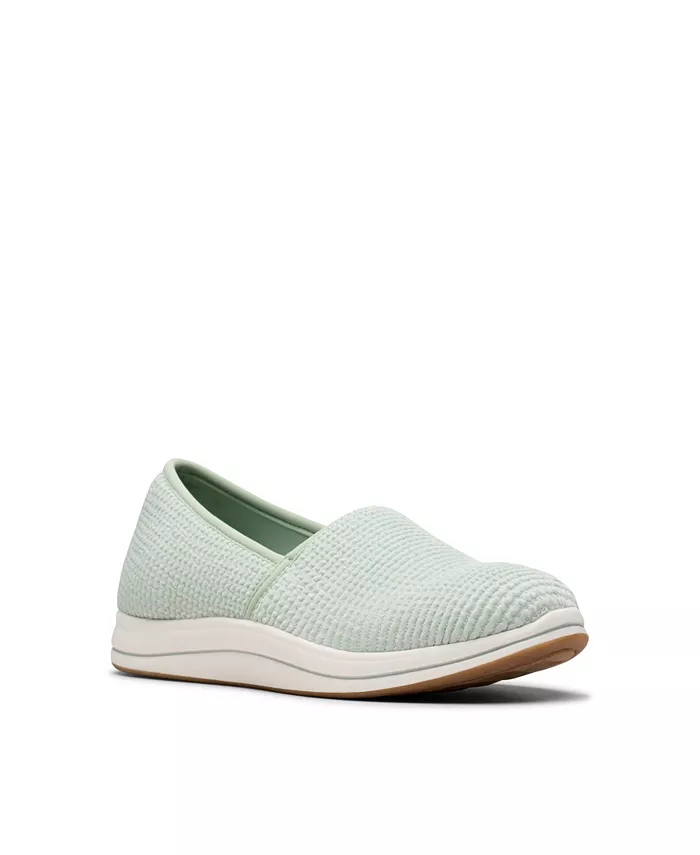 Женские слипоны Cloudsteppers Breeze Stretch Clarks, зеленый