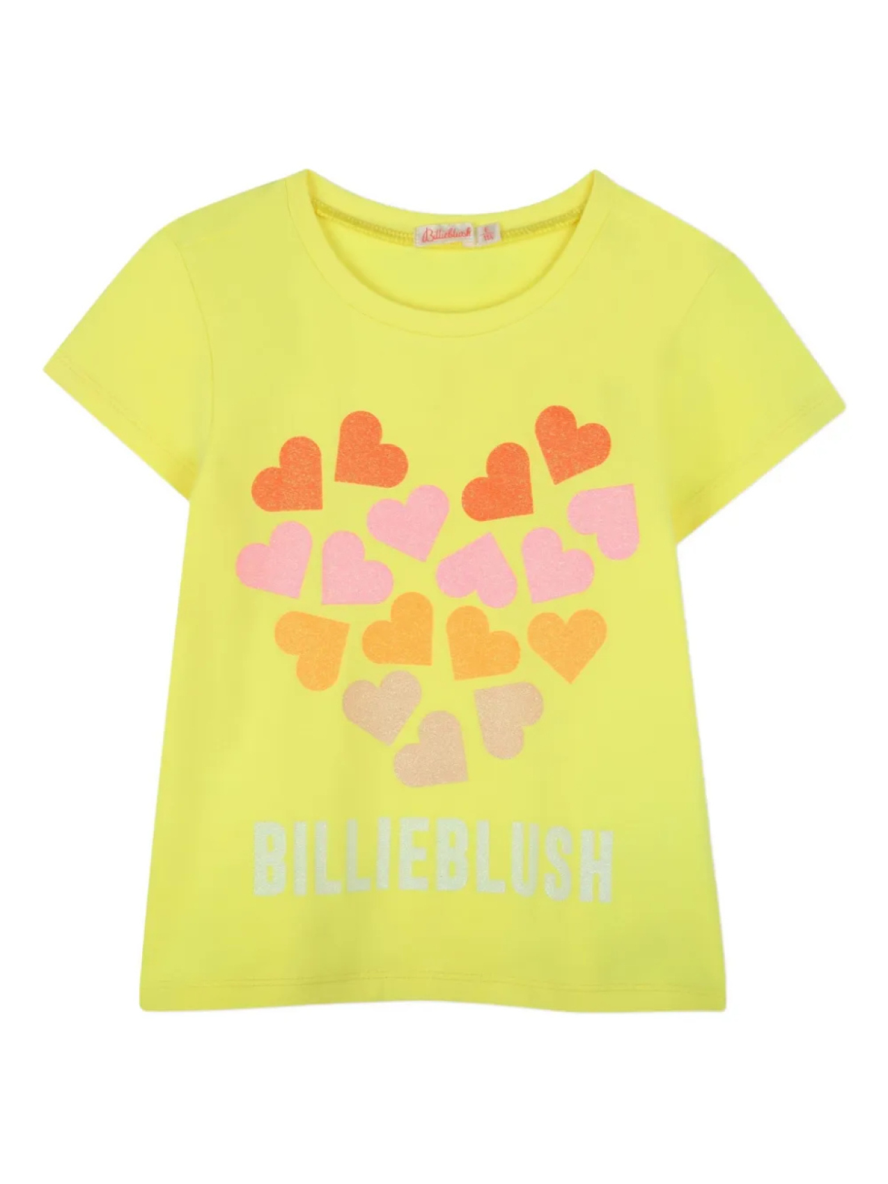 

Футболка с принтом сердца Billieblush, желтый