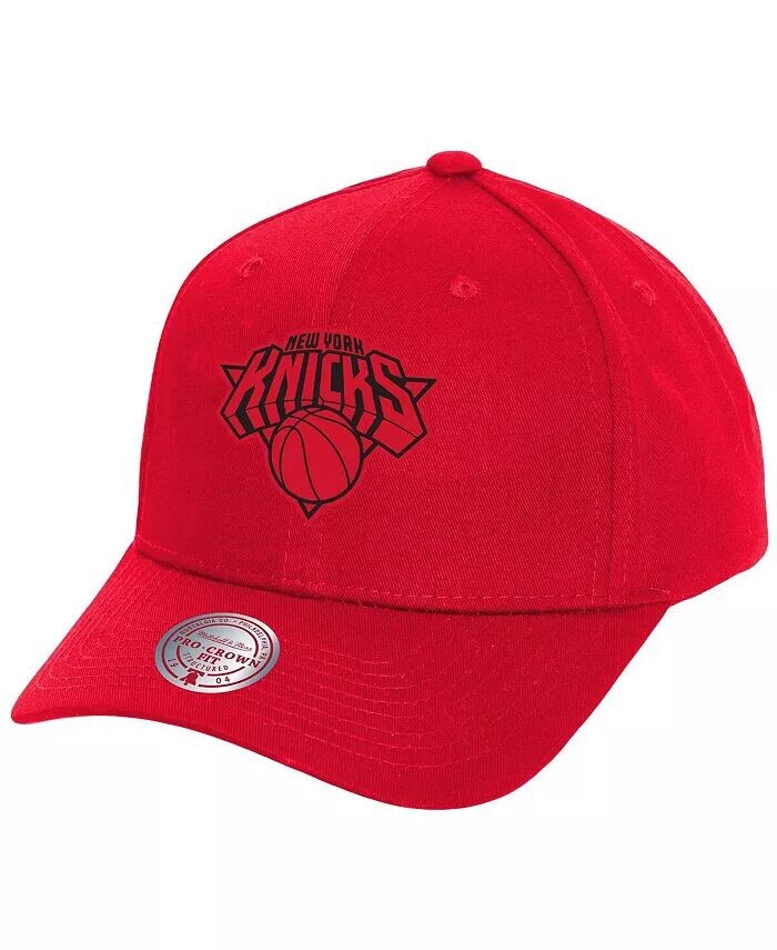 

Мужская красная кепка Mitchell Ness New York Knicks Fire Red Pro Crown Snapback Mitchell & Ness, красный