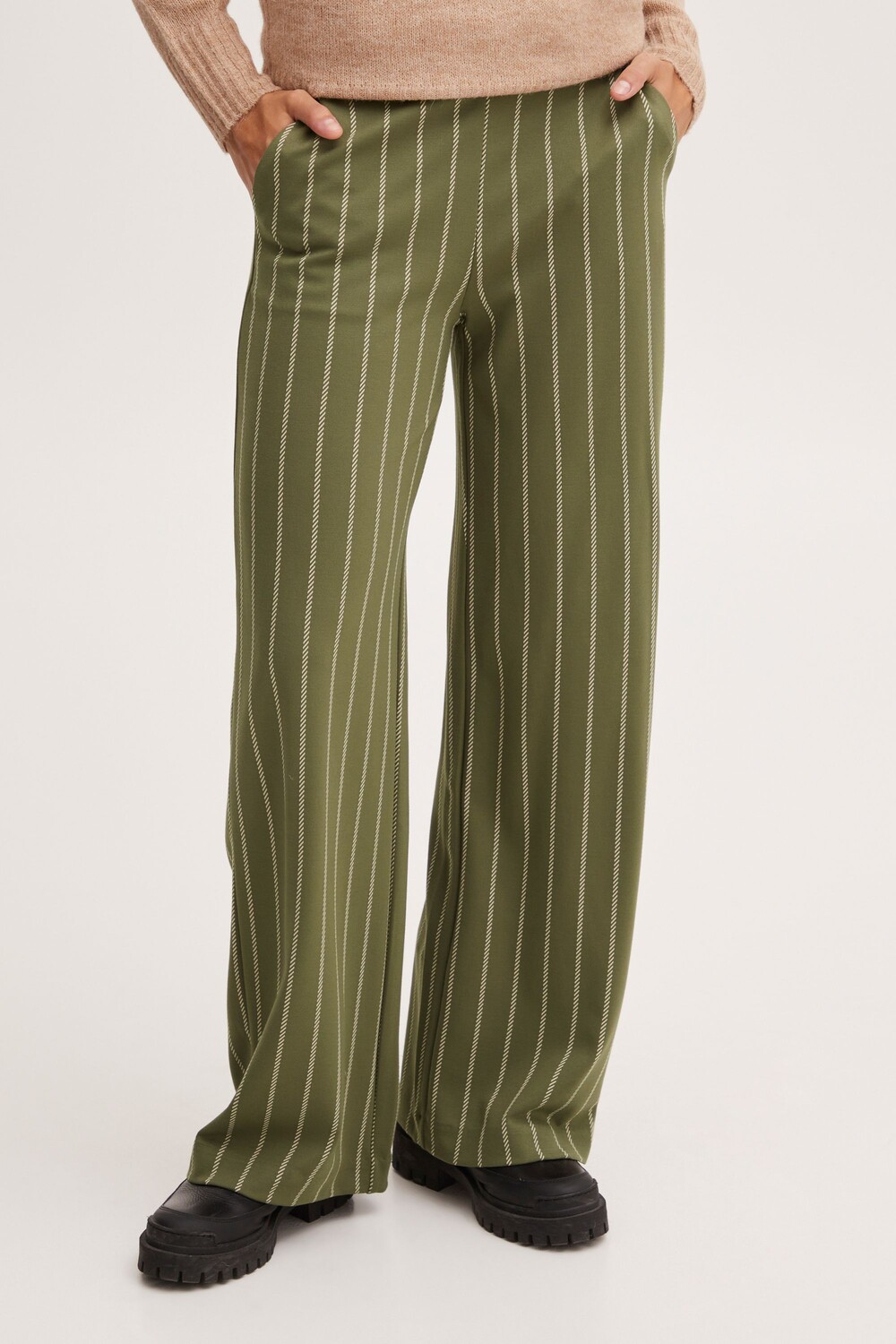 

Брюки ICHI Stoffhose, зеленый