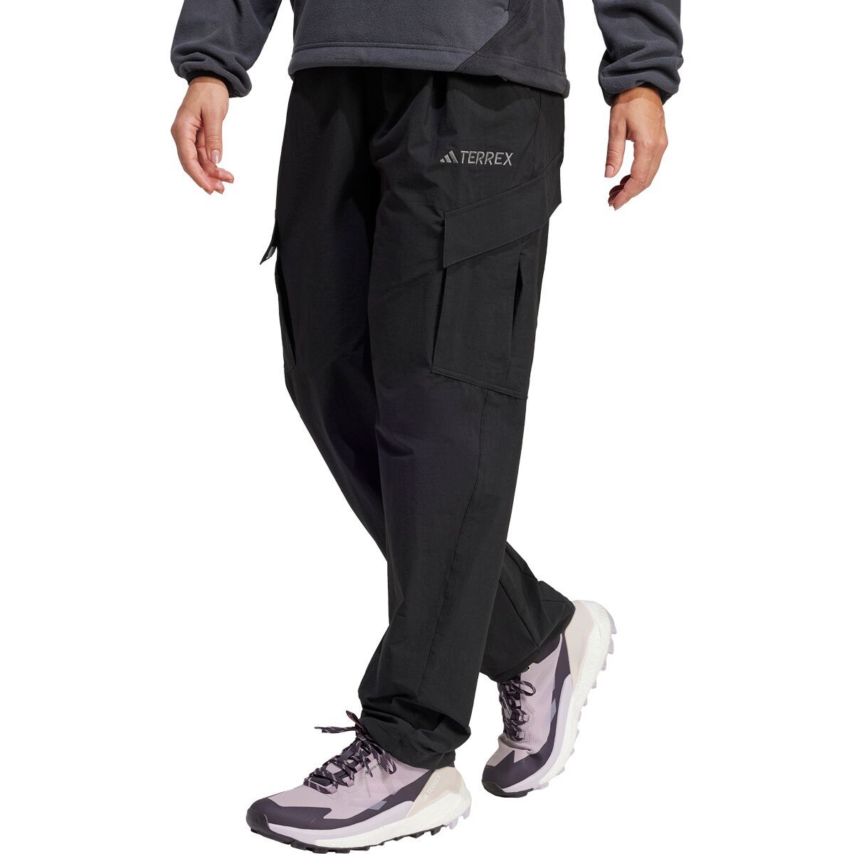 

Эксплорик карго брюки Adidas Terrex, черный